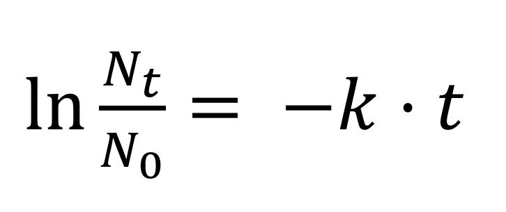 Death kinetics equation for heat sterilisation